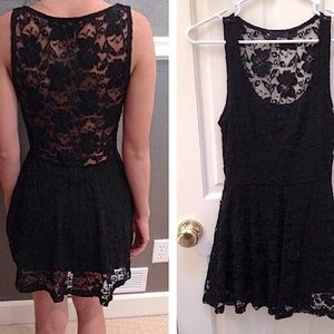Aritzia Sheer Lace Dress